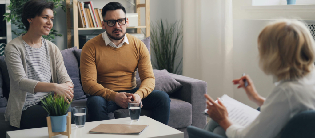 Patient consulting a psychiatrist in Chandigarh for mental health support in a confidential clinical setting