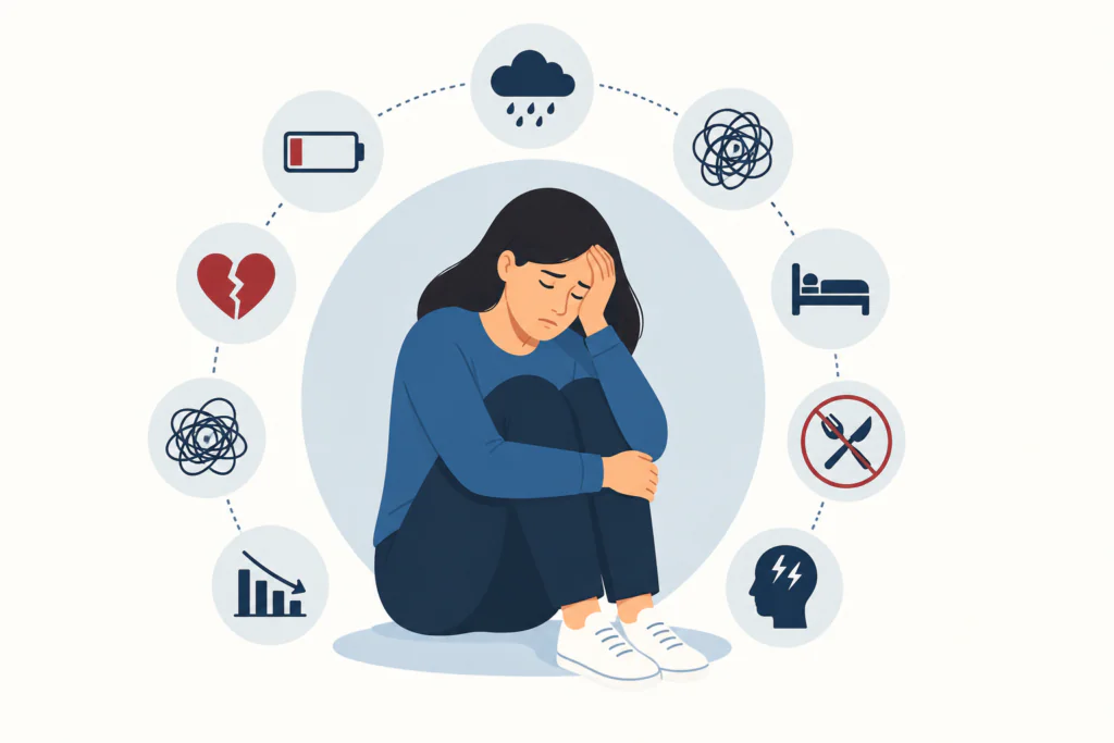 Common symptoms of depression explained by Psychiatrist in Chandigarh