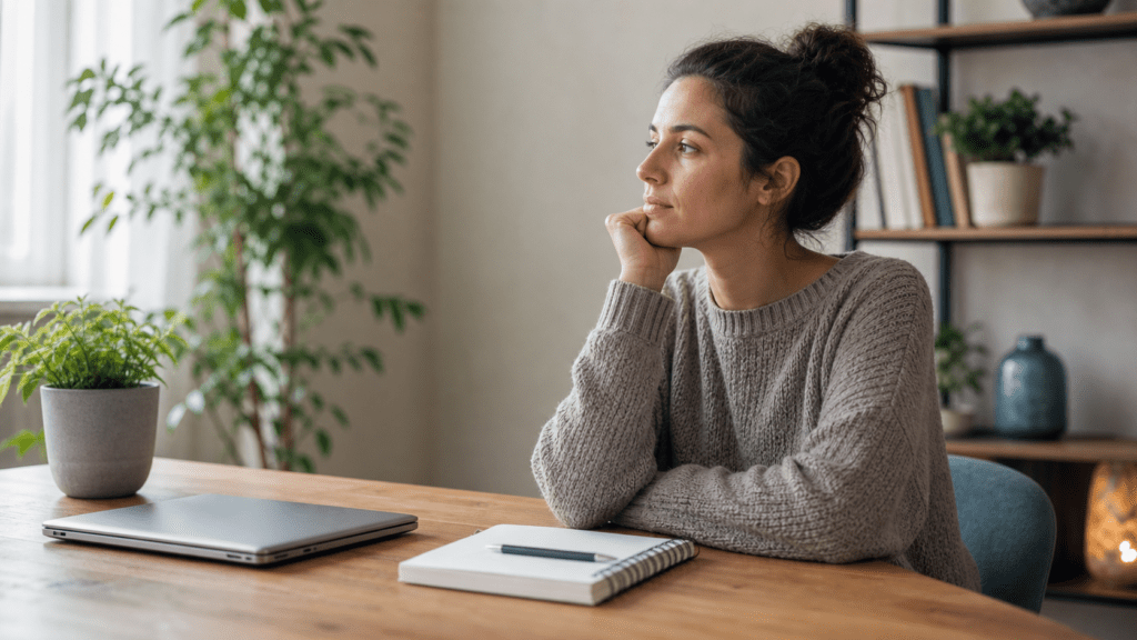 Person feeling emotionally exhausted consulting a psychiatrist for depression treatment in Chandigarh